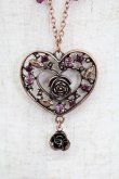 画像3: axes femme / アンティークハートネックレス  ブロンズ T-26-02-26-033-AX-AC-SA-ZT (3)