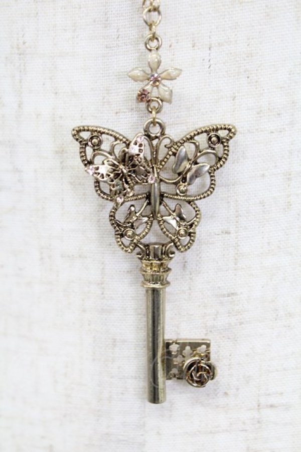 画像2: axes femme / ガーデン鍵ネックレス  ゴールド T-26-02-26-034-AX-AC-SA-ZT (2)