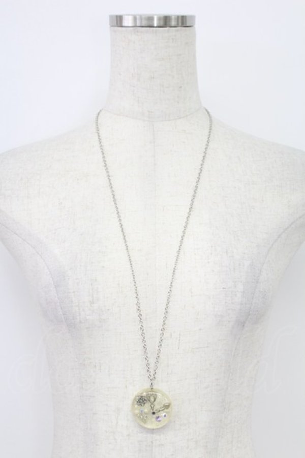 画像3: axes femme / クリア丸型ネックレス  クリアＸシルバー T-26-02-26-035-AX-AC-SA-ZT (3)