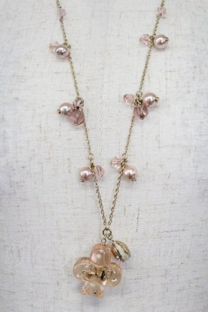 画像: axes femme / ティータイムネックレス  アワピンク T-26-02-26-036-AX-AC-SA-ZT635-F001