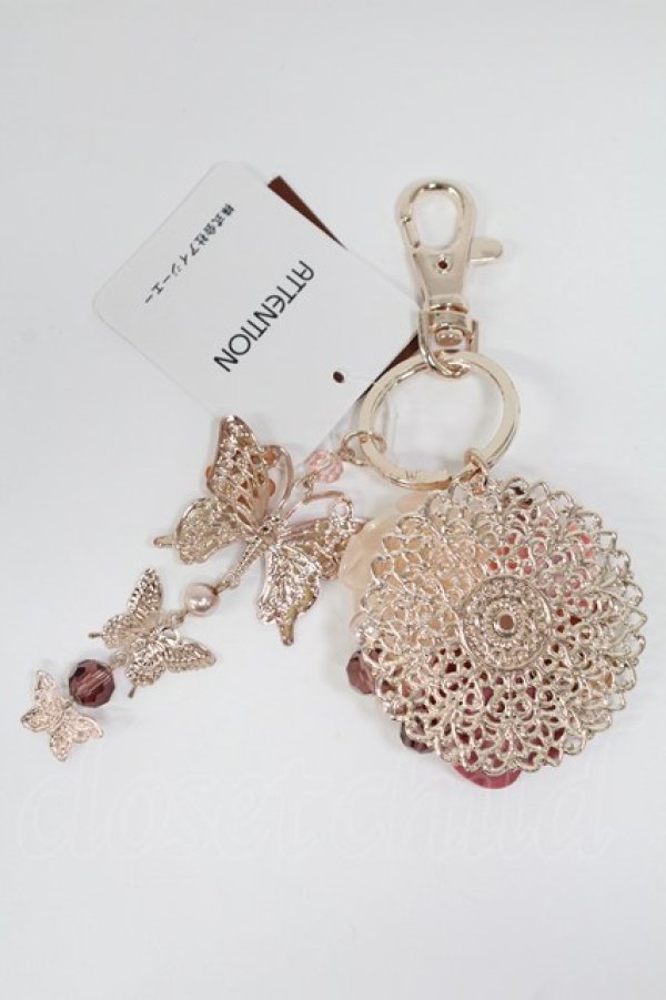 画像2: axes femme / プリンセスローズキーチャーム  アワピンク T-26-02-26-040-AX-AC-SA-ZT (2)