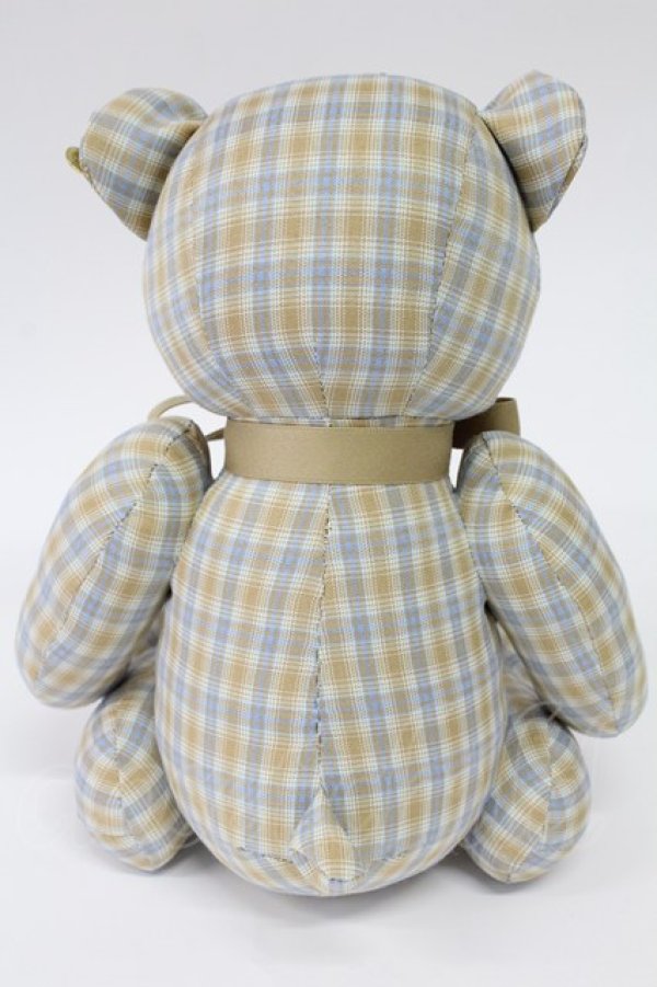 画像2: F i.n.t / テディベア  ブルー×ベージュ T-26-02-26-004-CA-ZA-SA-ZT (2)