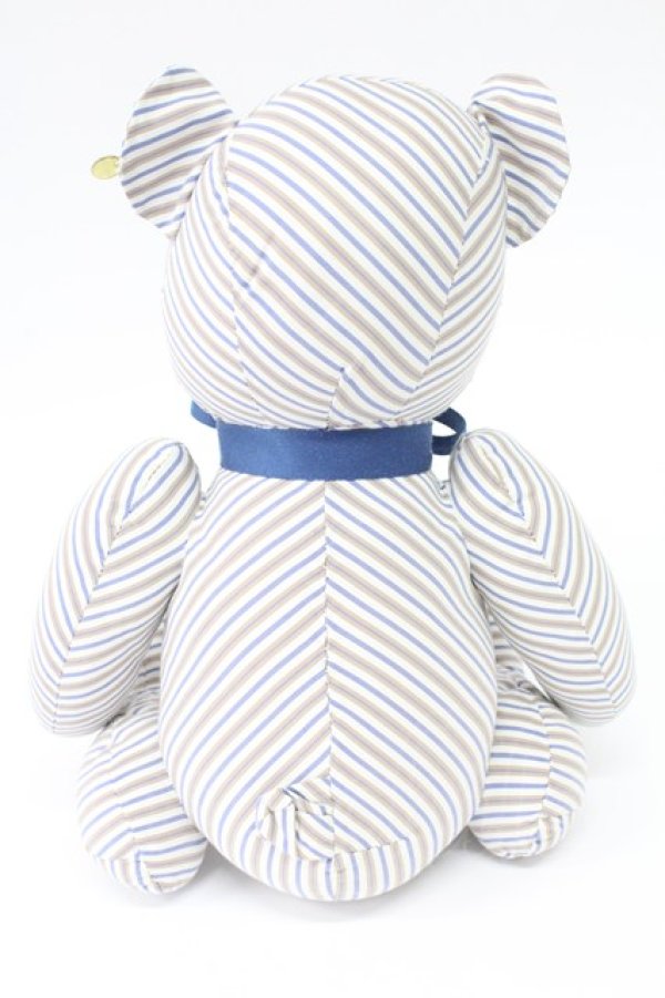 画像2: F i.n.t / テディベア  ブルー×ベージュ T-26-02-26-001-CA-ZA-SA-ZT (2)