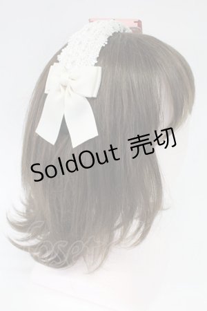 画像: m petit by misako / AMレースカチューシャ  白 T-26-02-26-015-LO-AC-SA-ZT