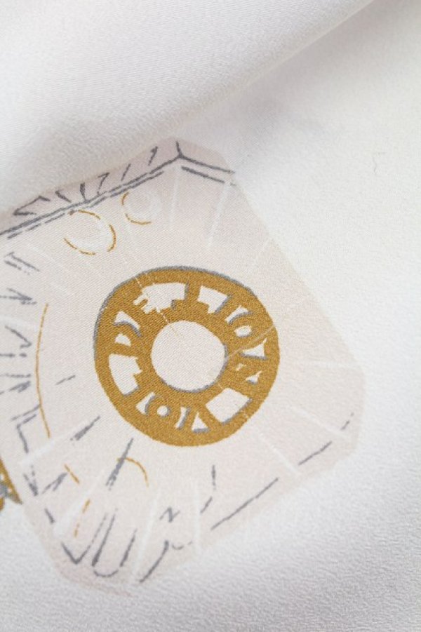 画像7: INGEBORG / 香水瓶柄ストール  シロ T-26-02-26-018-LO-ZA-OW-ZT (7)