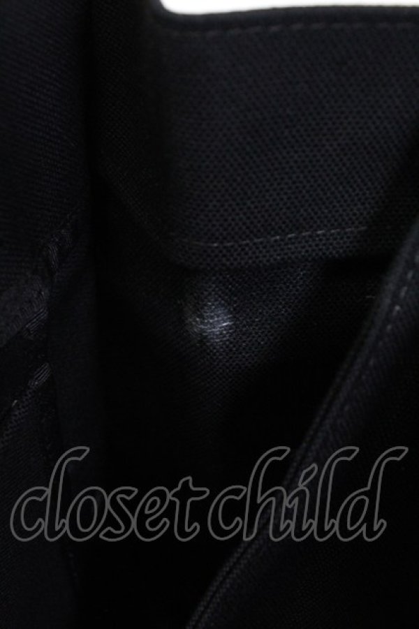 画像4: MILK / ロゴ入りBOXトート  黒Ｘ白 T-26-02-26-022-ML-BG-SA-ZT (4)