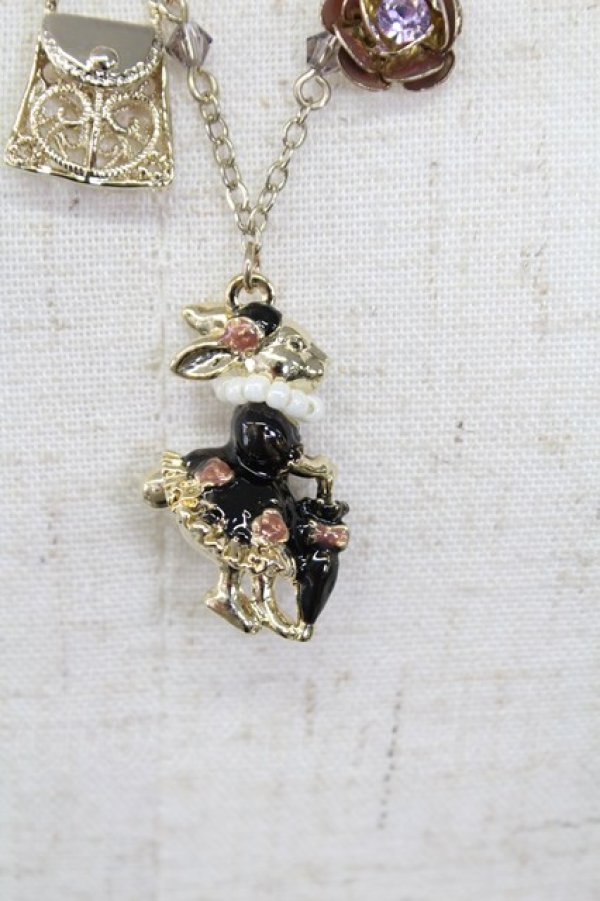 画像3: axes femme / ロマンスラビットネックレス  クロ T-26-02-26-023-AX-AC-SA-ZT (3)