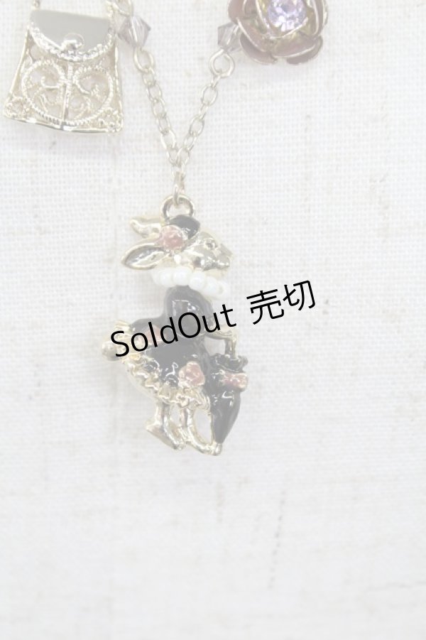 画像3: axes femme / ロマンスラビットネックレス  クロ T-26-02-26-023-AX-AC-SA-ZT445-F008 (3)