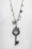 画像1: axes femme / 鍵&馬車ネックレス  シルバー T-26-02-26-025-AX-AC-SA-ZT (1)