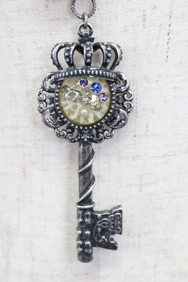 画像3: axes femme / 鍵&馬車ネックレス  シルバー T-26-02-26-025-AX-AC-SA-ZT (3)