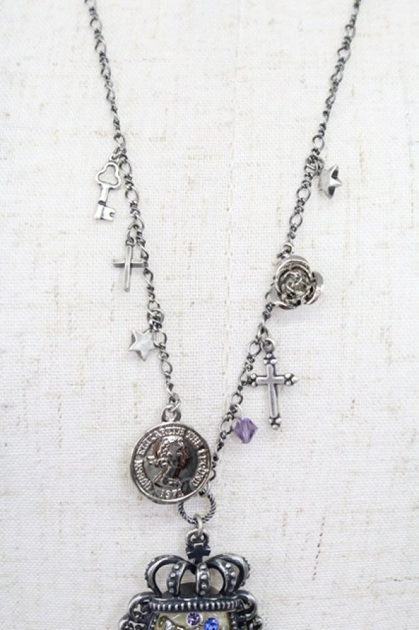 画像4: axes femme / 鍵&馬車ネックレス  シルバー T-26-02-26-025-AX-AC-SA-ZT (4)