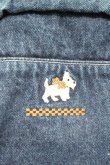 画像3: PINK HOUSE / テリア刺繍デニムポーチ  青デニム T-26-02-27-026-LO-ZA-SA-ZT (3)