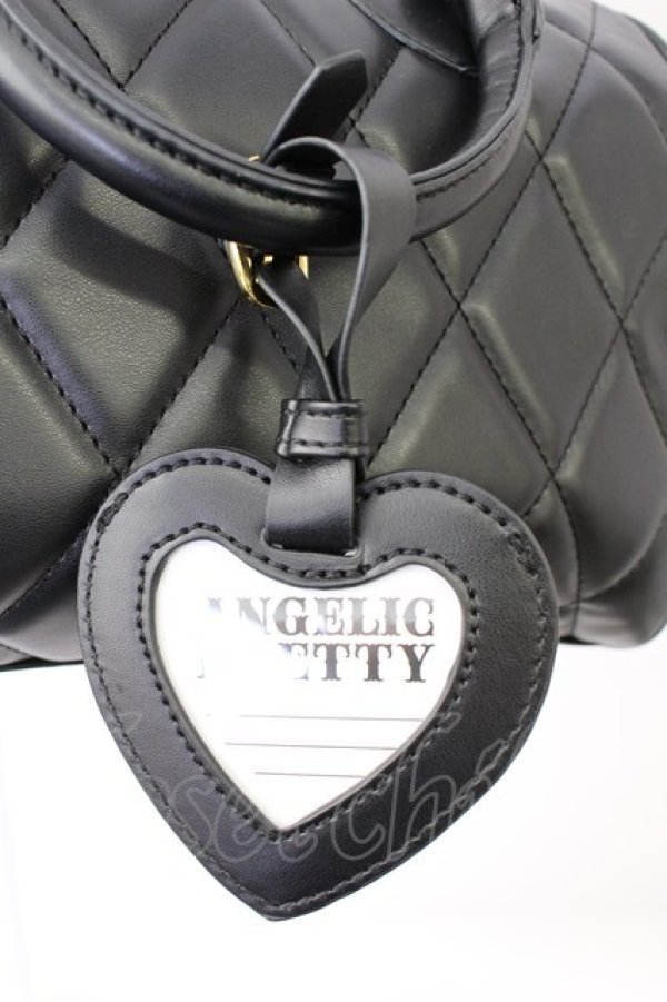 画像6: Angelic Pretty / おでかけキルティングボストンバッグ  黒 T-26-02-27-002-AP-BG-SA-ZT (6)