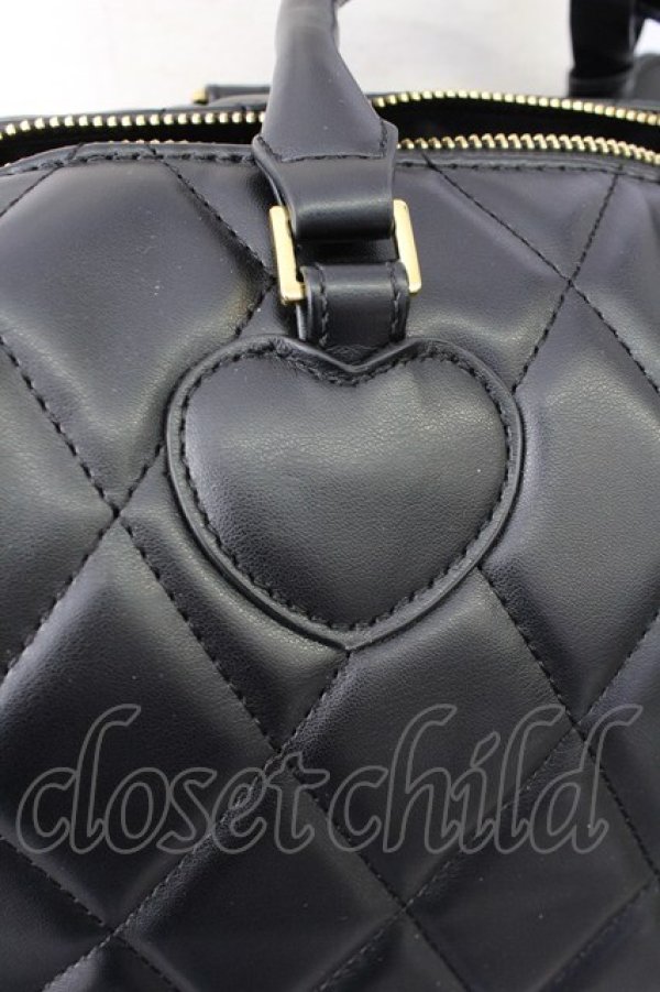 画像7: Angelic Pretty / おでかけキルティングボストンバッグ  黒 T-26-02-27-002-AP-BG-SA-ZT (7)