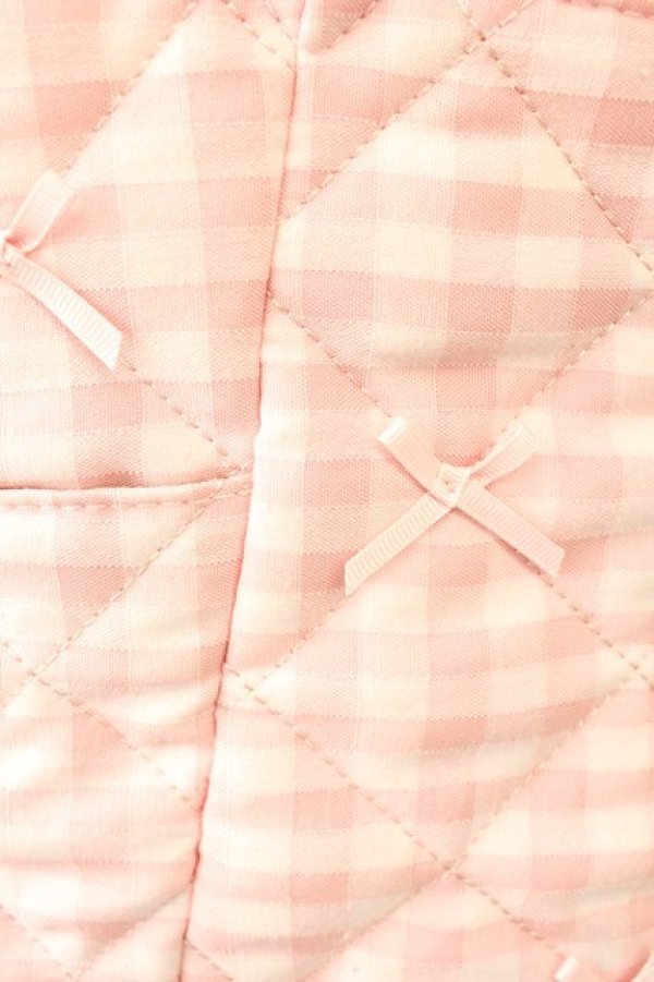 画像5: m petit by misako / AMリボンキルトCHECKバッグ  ピンク T-26-02-27-003-LO-BG-SA-ZT (5)
