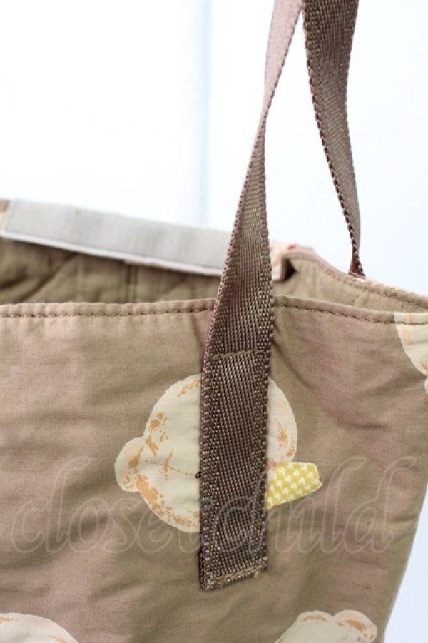 画像3: PINK HOUSE / かおくまバケツ型バッグ  ブラウン T-26-02-27-004-LO-BG-SA-ZT (3)