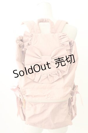画像: m petit by misako / TT AM リボンフラップ リュックサック  ピンク T-26-02-27-005-LO-BG-SA-ZT