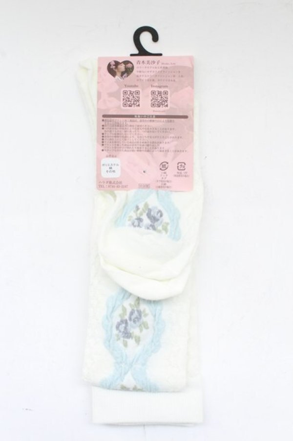 画像2: m petit by misako / ECAMOVKバラレースソックス   T-26-02-27-007-LO-ZA-SA-ZT (2)