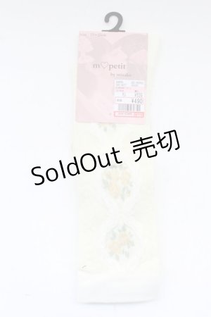 画像: m petit by misako / ECAMOVKバラレースソックス   T-26-02-27-009-LO-ZA-SA-ZT635