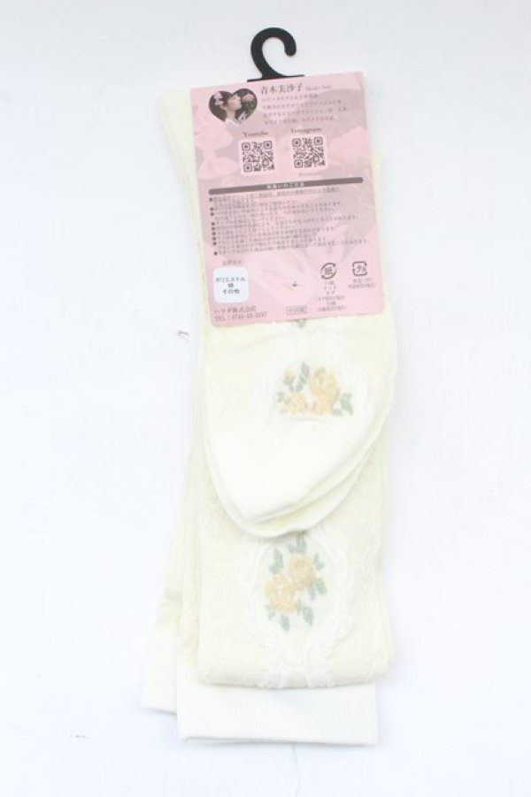 画像2: m petit by misako / ECAMOVKバラレースソックス   T-26-02-27-009-LO-ZA-SA-ZT (2)