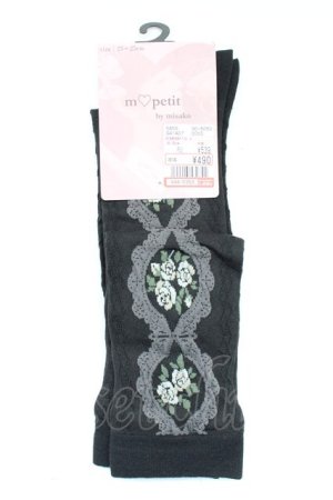 画像: m petit by misako / ECAMOVKバラレースソックス   T-26-02-27-010-LO-ZA-SA-ZT