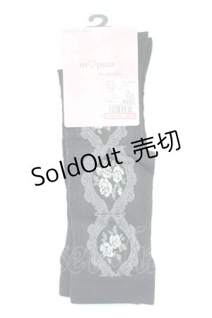 画像: m petit by misako / ECAMOVKバラレースソックス   T-26-02-27-010-LO-ZA-SA-ZT