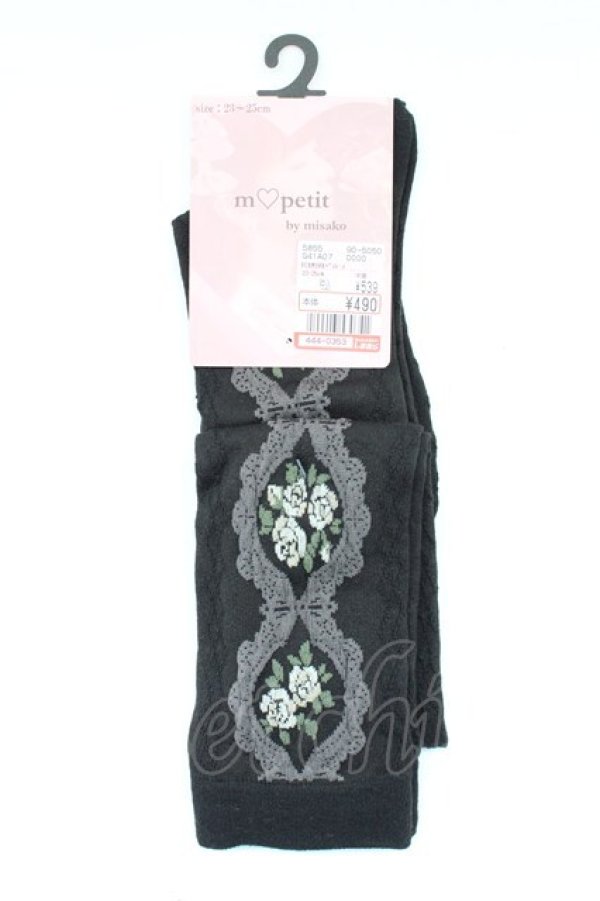 画像1: m petit by misako / ECAMOVKバラレースソックス   T-26-02-27-011-LO-ZA-SA-ZT (1)