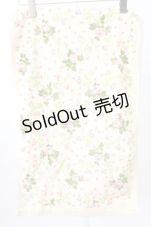 画像: PINK HOUSE / オールドローズプリントタオル  アイボリー T-26-02-27-012-LO-ZA-SA-ZT