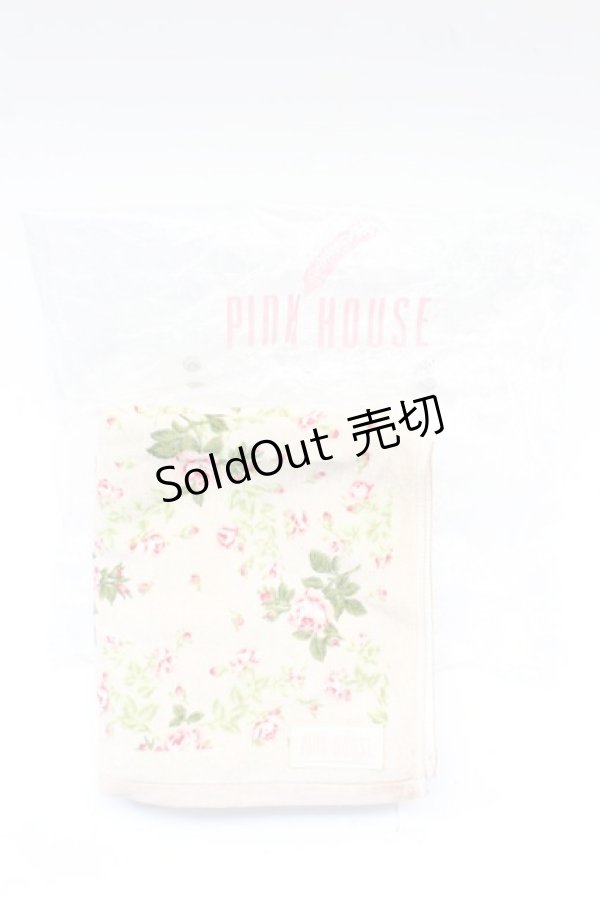 画像4: PINK HOUSE / オールドローズプリントタオル  アイボリー T-26-02-27-012-LO-ZA-SA-ZT (4)