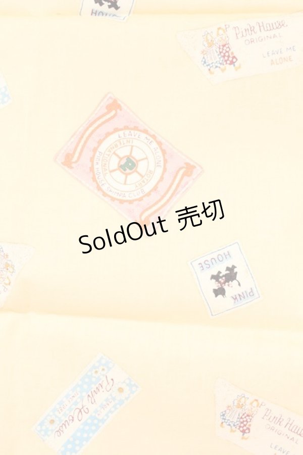 画像3: PINK HOUSE / ワッペン柄スカーフ  アイボリー T-26-02-27-014-LO-ZA-SA-ZT (3)