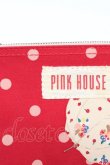 画像3: PINK HOUSE / 傘ドットポーチ  赤Ｘ白 T-26-02-27-017-LO-ZA-SA-ZT (3)