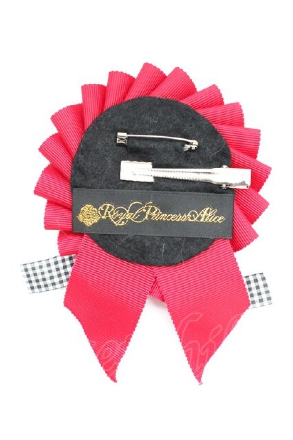 画像3: Royal Princess Alice / CATギンガムリボンロゼット  赤 T-26-02-27-019-LO-ZA-SA-ZT (3)