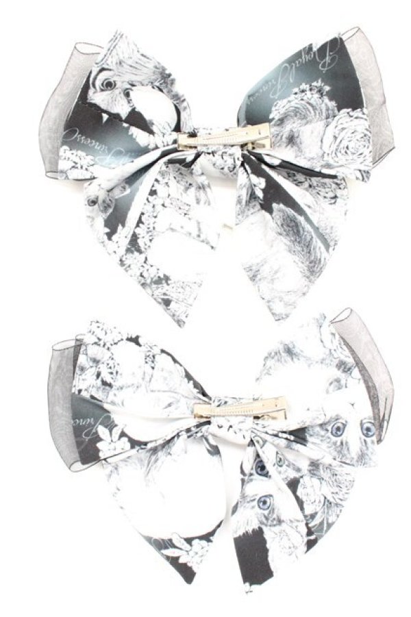 画像4: Royal Princess Alice / 魔法図書館・粟木こぼね様ヘアクリップ  黒 T-26-02-27-021-LO-AC-SA-ZT (4)