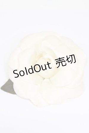 画像: PINK HOUSE / カメリアコサージュブローチ  白 T-26-02-28-029-LO-ZA-SA-ZT