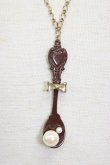 画像1: Emily Temple cute / チョコスプーンネックレス  ブラウン T-26-02-28-005-ET-AC-SA-ZT (1)