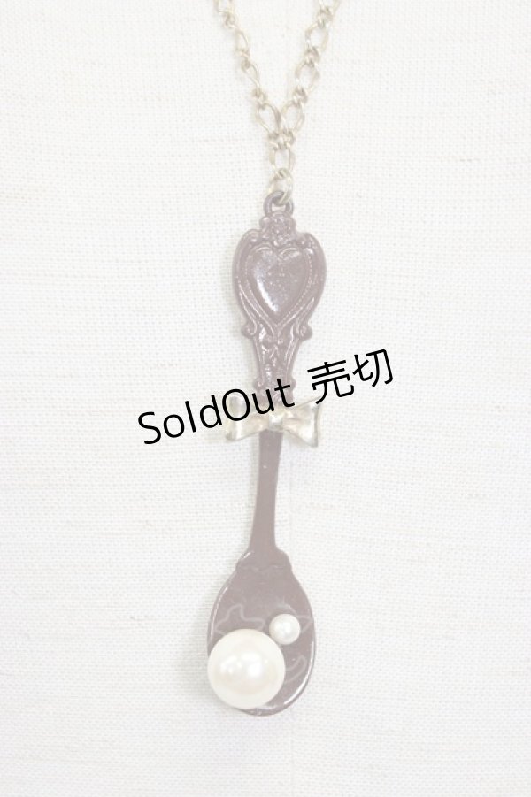 画像1: Emily Temple cute / チョコスプーンネックレス  ブラウン T-26-02-28-005-ET-AC-SA-ZT (1)