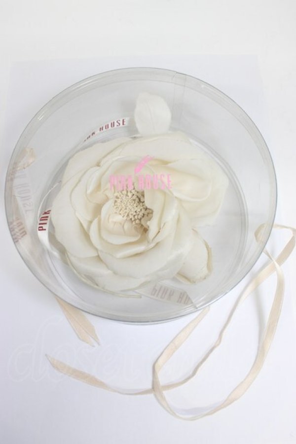 画像5: PINK HOUSE / フラワーリボンコサージュ  白 T-26-02-28-032-LO-AC-SA-ZT (5)