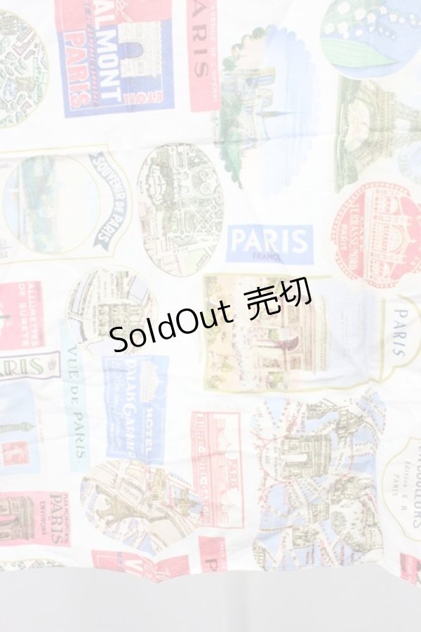 画像5: Jane Marple / G スカーフ  白ＸサックスＸ青 T-26-02-28-034-JM-ZA-SA-ZT (5)