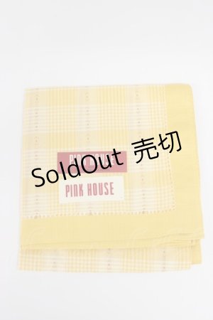 画像: PINK HOUSE / ハンカチ  黄色 T-26-02-28-037-LO-ZA-SA-ZT636-F003