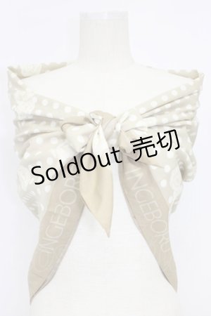 画像: INGEBORG / プリントストール  ドットブラウン T-26-02-28-042-0-ZA-SA-ZT