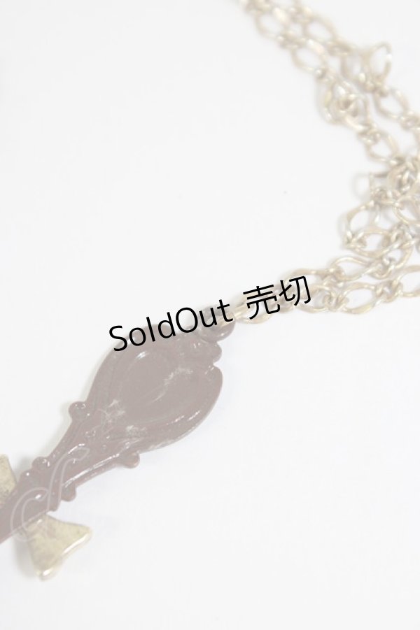 画像7: Emily Temple cute / チョコスプーンネックレス  ブラウン T-26-02-28-005-ET-AC-SA-ZT (7)