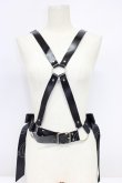 画像1: noir kei ninomiya / サテンリボンハーネス S 黒 T-26-02-28-049-0-ZA-SA-ZT (1)