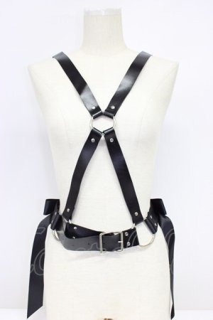 画像: noir kei ninomiya / サテンリボンハーネス S 黒 T-26-02-28-049-0-ZA-SA-ZT