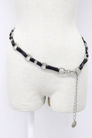 画像: INGEBORG / チェーンベルト  黒 T-26-02-28-050-0-ZA-SA-ZT