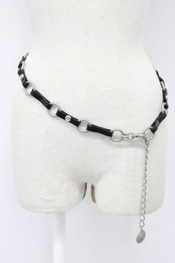 画像1: INGEBORG / チェーンベルト  黒 T-26-02-28-050-0-ZA-SA-ZT (1)