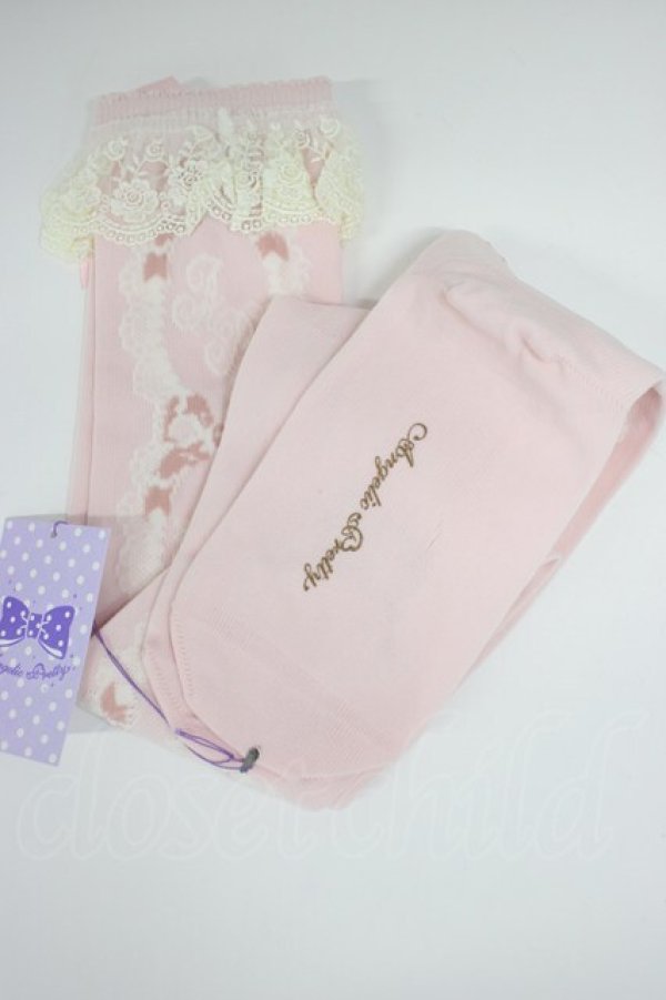 画像2: Angelic Pretty / Princess Roseオーバーニー  ピンク T-26-02-28-057-AP-ZA-SA-ZT (2)