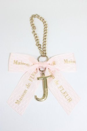 画像: Maison de FLEUR / イニシャルリボンチャーム   T-26-02-28-008-LO-BG-SA-ZT