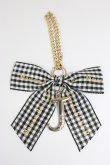 画像1: Maison de FLEUR / イニシャルリボンチャーム   T-26-02-28-009-LO-BG-SA-ZT (1)