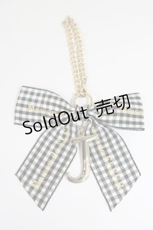 画像: Maison de FLEUR / イニシャルリボンチャーム   T-26-02-28-009-LO-BG-SA-ZT636-F002