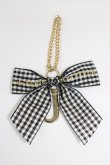 画像2: Maison de FLEUR / イニシャルリボンチャーム   T-26-02-28-009-LO-BG-SA-ZT (2)